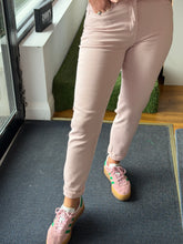 Load image into Gallery viewer, Leah Mom Jeans - Rose Pink