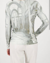 Load image into Gallery viewer, Monari Gallery Print Embellished Top