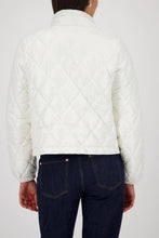 Load image into Gallery viewer, Monari Quilted Jacket With Standup Collar - Off White