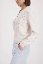 Load image into Gallery viewer, Monari Embellished Cardigan- Champagne Beige