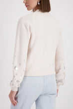 Load image into Gallery viewer, Monari Embellished Cardigan- Champagne Beige