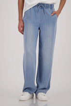 Load image into Gallery viewer, Monari Denim Pinstripe Trousers