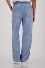 Load image into Gallery viewer, Monari Denim Pinstripe Trousers
