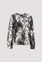 Load image into Gallery viewer, Monari Sweatshirt With Paisley Pattern - Olive/Black