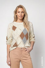 Load image into Gallery viewer, Monari Jumper With Ajour-Diamond Pattern