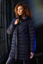 Load image into Gallery viewer, Monari Quilted Coat - Navy