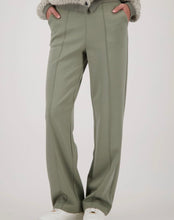 Load image into Gallery viewer, Dressy Jersey Trouser with Logo waistband - Sage