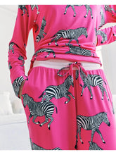 Load image into Gallery viewer, Hot Pink Zebra PJ's