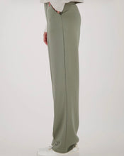 Load image into Gallery viewer, Monari Dressy Jersey Trouser with Logo waistband - Sage