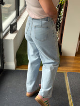 Load image into Gallery viewer, Meela Wide Jean With Tie Detail - Light Blue