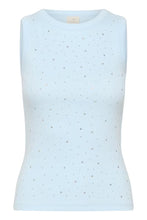 Load image into Gallery viewer, Kacarna Rhinestone Top - Powder Blue