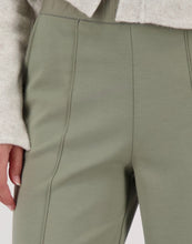 Load image into Gallery viewer, Monari Dressy Jersey Trouser with Logo waistband - Sage