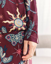 Load image into Gallery viewer, Enchanted Glade Print Crew Neck Long Pyjama Set