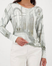 Load image into Gallery viewer, Monari Gallery Print Embellished Top