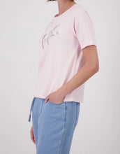 Load image into Gallery viewer, Monari Top With Jewellery Lettering - Pink