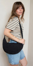 Load image into Gallery viewer, Olive & Frank Heart Quilted Cross Body Bag - Black