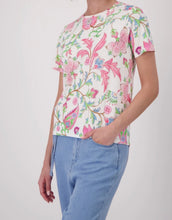 Load image into Gallery viewer, Monari Top With Floral Pattern