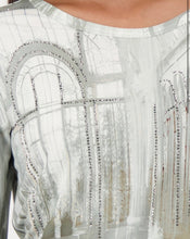 Load image into Gallery viewer, Monari Gallery Print Embellished Top