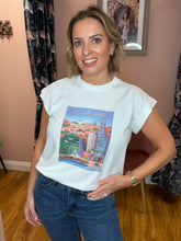 Load image into Gallery viewer, Los Angele's Embellised Tee - White/Multi