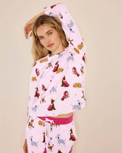 Load image into Gallery viewer, Fairytale Dogs Print Long Pyjama Set