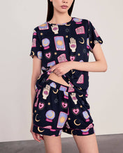 Load image into Gallery viewer, Halloween Fortune Teller Print Short Pyjama Set