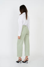 Load image into Gallery viewer, Cody Wide Leg Jeans - Light Green