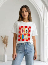 Load image into Gallery viewer, Lisbon Sardine Picnic Tee - White