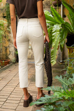 Load image into Gallery viewer, Mary Cigarette Raw Hem Jean - Off White