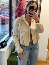 Load image into Gallery viewer, Bomber Jacket With Collar   - Sand
