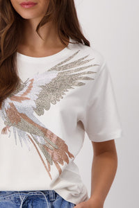 Rhinestone Parrot Top