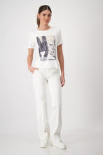 Load image into Gallery viewer, Biarritz Print Top with Rhinestones
