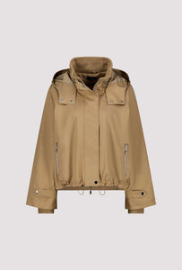 Hooded Jacket in Caramel