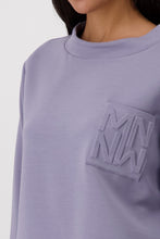 Load image into Gallery viewer, Smoked Purple Sweatshirt With Relief Print
