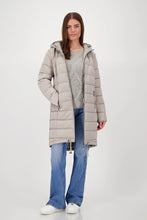 Load image into Gallery viewer, Quilted Coat - Greige
