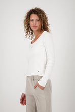 Load image into Gallery viewer, Long Sleeve Top With Rhinestone Logo
