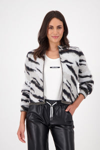 Tiger Print Cardigan