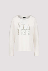 Via Bella Embellished Sweatshirt