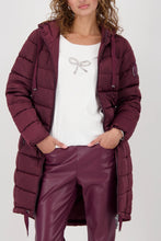 Load image into Gallery viewer, Pre-order Quilted Coat - Bordeaux
