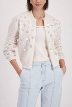 Load image into Gallery viewer, Embellished Cardigan- Champagne Beige
