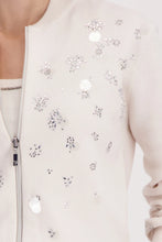 Load image into Gallery viewer, Embellished Cardigan- Champagne Beige
