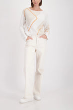 Load image into Gallery viewer, Monari Knitted Sweater With Diamond Pattern &amp; Sequins
