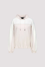 Load image into Gallery viewer, Hooded Sweatshirt With Rhinestones - Champagne Beige
