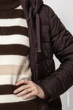 Load image into Gallery viewer, Monari Quilted Coat -  Black coffee (arriving Friday Pm)
