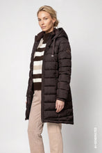 Load image into Gallery viewer, Monari Quilted Coat -  Black coffee (arriving Friday Pm)
