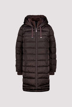 Load image into Gallery viewer, Monari Quilted Coat -  Black coffee (arriving Friday Pm)

