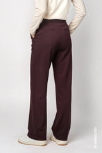 Load image into Gallery viewer, Monari Dressy Jersey Trouser With Logo Waistband - Black coffee
