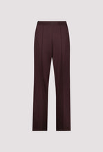 Load image into Gallery viewer, Monari Dressy Jersey Trouser With Logo Waistband - Black coffee
