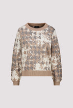 Load image into Gallery viewer, Monari Jumper With Houndstooth Jacquard Pattern
