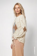 Load image into Gallery viewer, Monari Jumper With Ajour-Diamond Pattern
