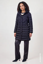 Load image into Gallery viewer, Monari Quilted Coat - Navy
